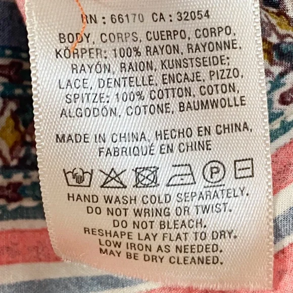 Anthropologie Maeve Womens Hiver Peasant Blouse 12 Orange Boho Hippie Floral - Picture 9 of 9